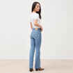Jeans bootcut denim used femme