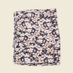 Foulard plissé noir femme