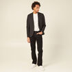 Veste blazer boutonn&eacute;e noir homme
