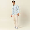 Surchemise en jean denim snow bleach homme