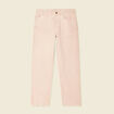 Jeans relax 5 poches rose homme