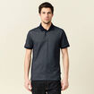 Polo éco-responsable bleu marine homme