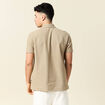 Polo manches courtes gris homme