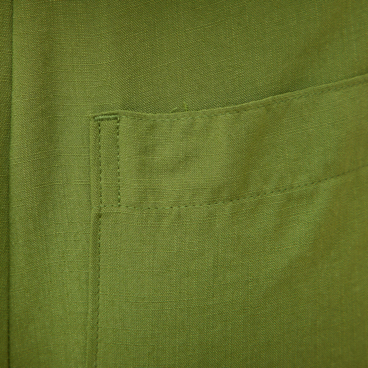 Pantalon taille standard vert olive femme