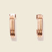 Boucles d'oreilles créoles couleur or femme