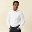 Chemise manches longues blanc homme