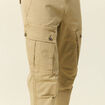 Pantalon cargo droit beige homme