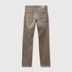 Jeans straight longueur 34 denim marron homme