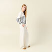 Pull éco-responsable ecru femme