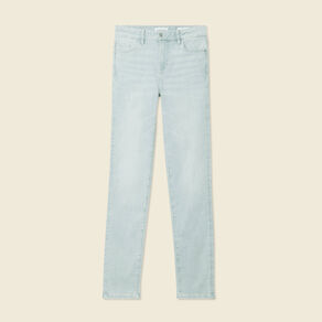 jeans slim taille haute denim bleach femme Jeans slim taille haute denim bleach femme