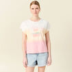 T-shirt éco-responsable rose pastel femme