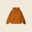 Parka oversize à capuche camel femme
