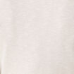 T-shirt manches longues côtelé ecru femme