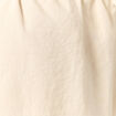 Short droit taille &eacute;lastiqu&eacute;e creme femme