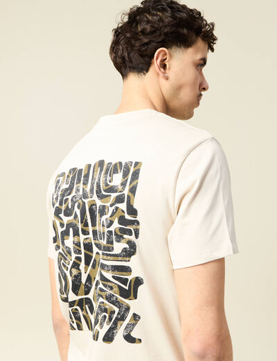 T-shirt manches courtes sable homme