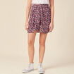 Jupe droite fluide noir femme