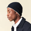 Bonnet fabriqu&eacute; en France bleu marine homme