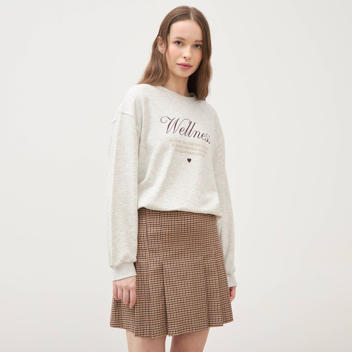 Mini-jupe doubl&eacute;e ficelle femme