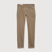 Jeans slim 5 poches sable homme