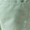 Bermuda droit vert olive homme