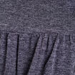 Robe droite ceinturée gris foncé femme