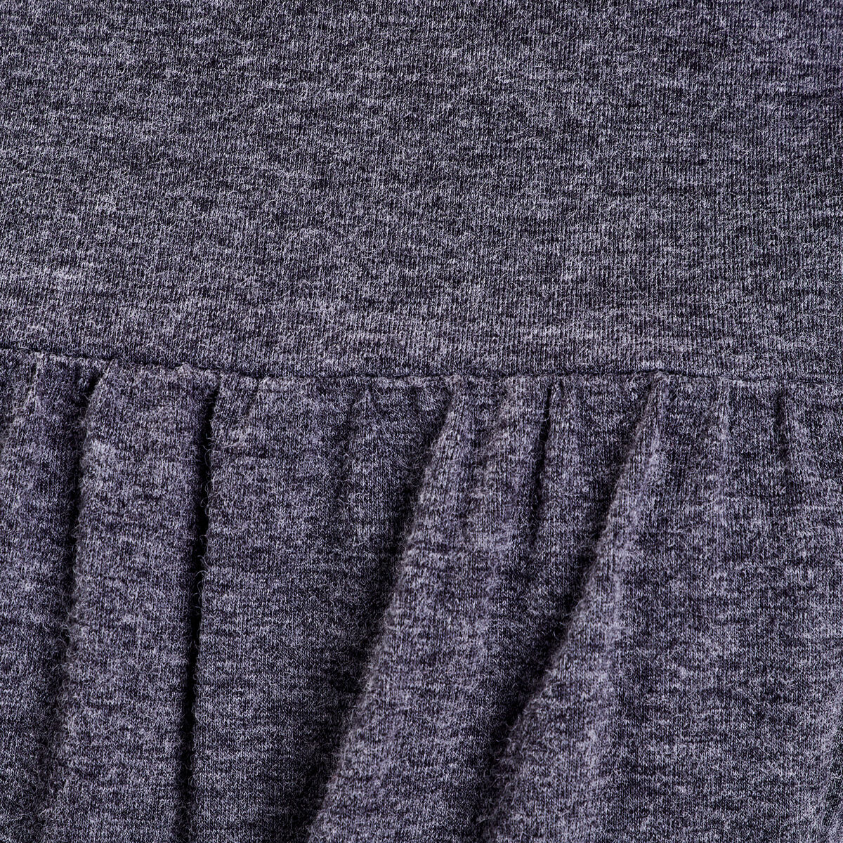 Robe droite ceinturée gris foncé femme