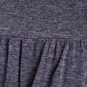 Robe droite ceinturée gris foncé femme