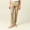 Pantalon chino taupe homme