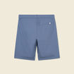 Bermuda droit bleu fonc&eacute; homme