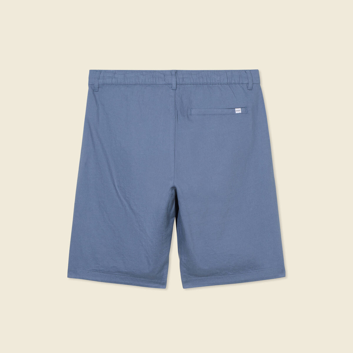 Bermuda droit bleu fonc&eacute; homme