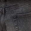 Jeans straight taille standard denim gris femme