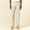 Jeans large 5 poches denim snow gris homme