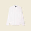 Chemise manches longues blanc homme