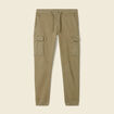 Pantalon battle bas resserré vert kaki homme