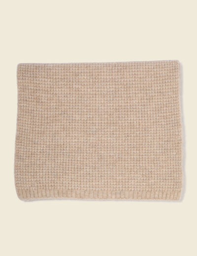 &Eacute;charpe en maille beige homme