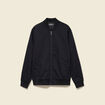 Blouson zipp&eacute; col teddy noir homme