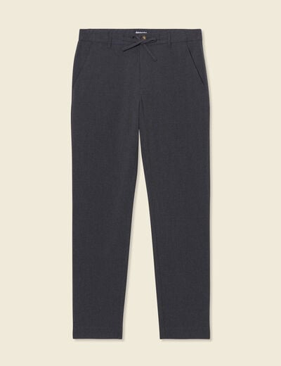Pantalon chino jogger gris foncé homme