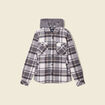 Surchemise &agrave; capuche manches longues gris fonc&eacute; homme