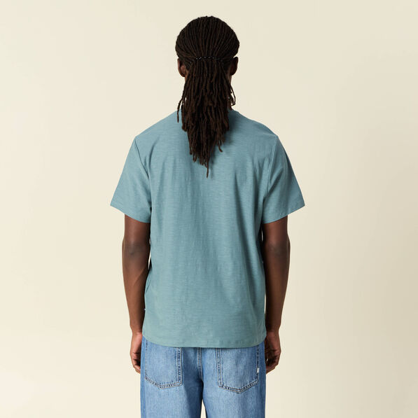 t shirt manches courtes vert fonce homme T-shirt manches courtes vert foncé homme