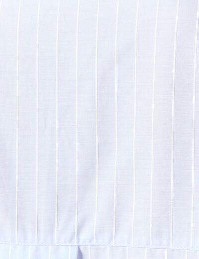 Chemise manches longues bleu pastel femme