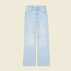 Jeans large éco-responsable denim bleach femme