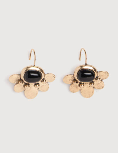 Boucles d'oreilles noir femme