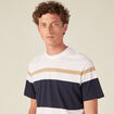T-shirt manches courtes bleu marine homme
