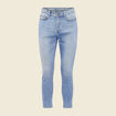 Jeans tapered 5 poches denim used homme