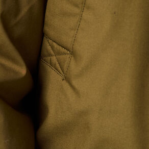 Parka droite à capuche camel homme