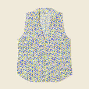 blouse sans manches bleu femme Blouse sans manches bleu femme