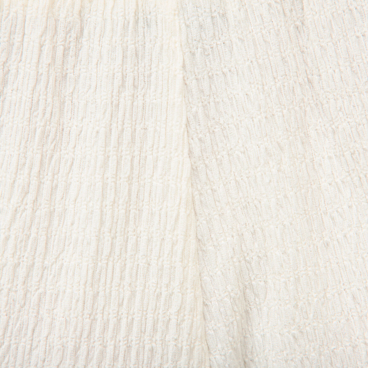 Pantalon loose avec ceinture creme femme
