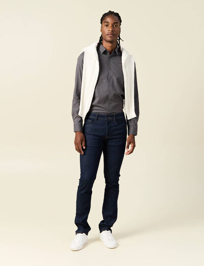 Chemise éco-responsable gris homme