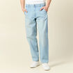 Jeans chino relax denim bleach homme
