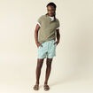 Short de bain vert homme